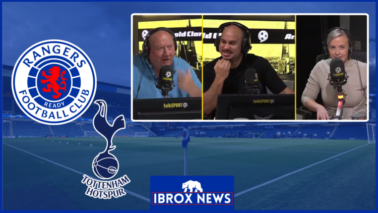 Alan Brazil, Rangers badge, Tottenham badge