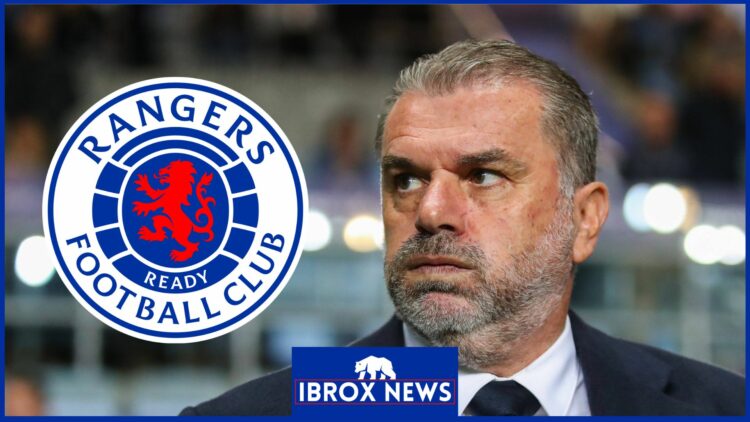Ange Postecoglou, Rangers badge