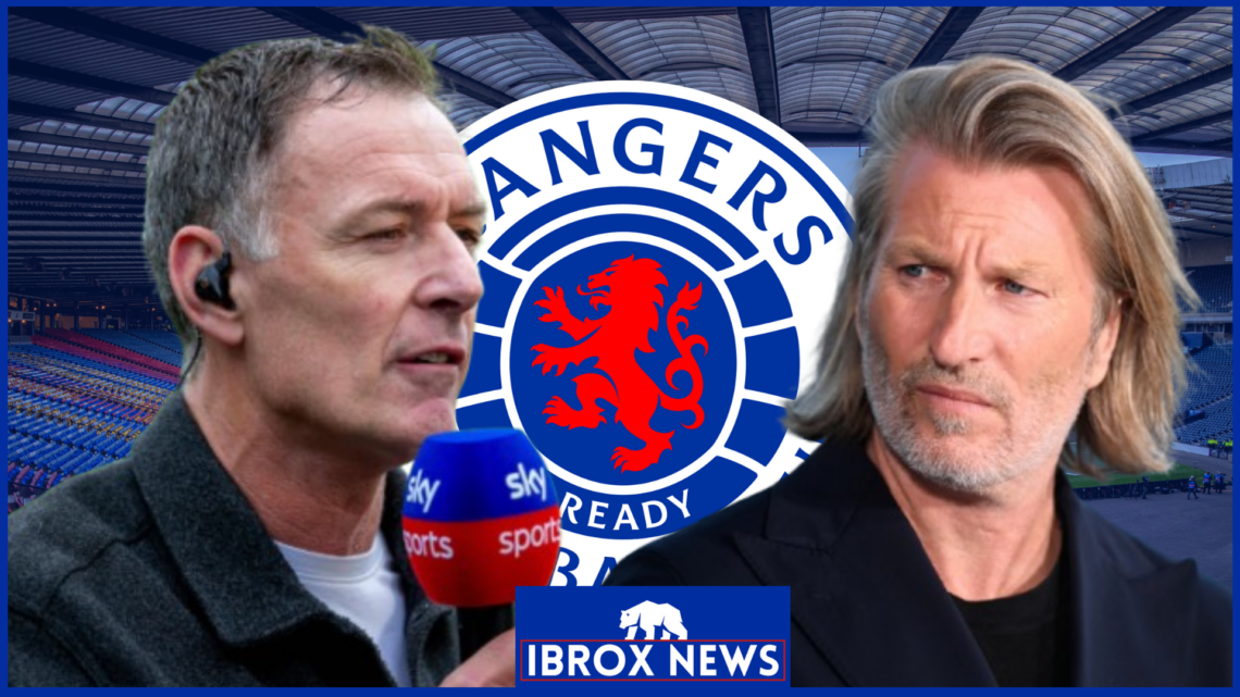 Chris Sutton, Robbie Savage, Rangers badge