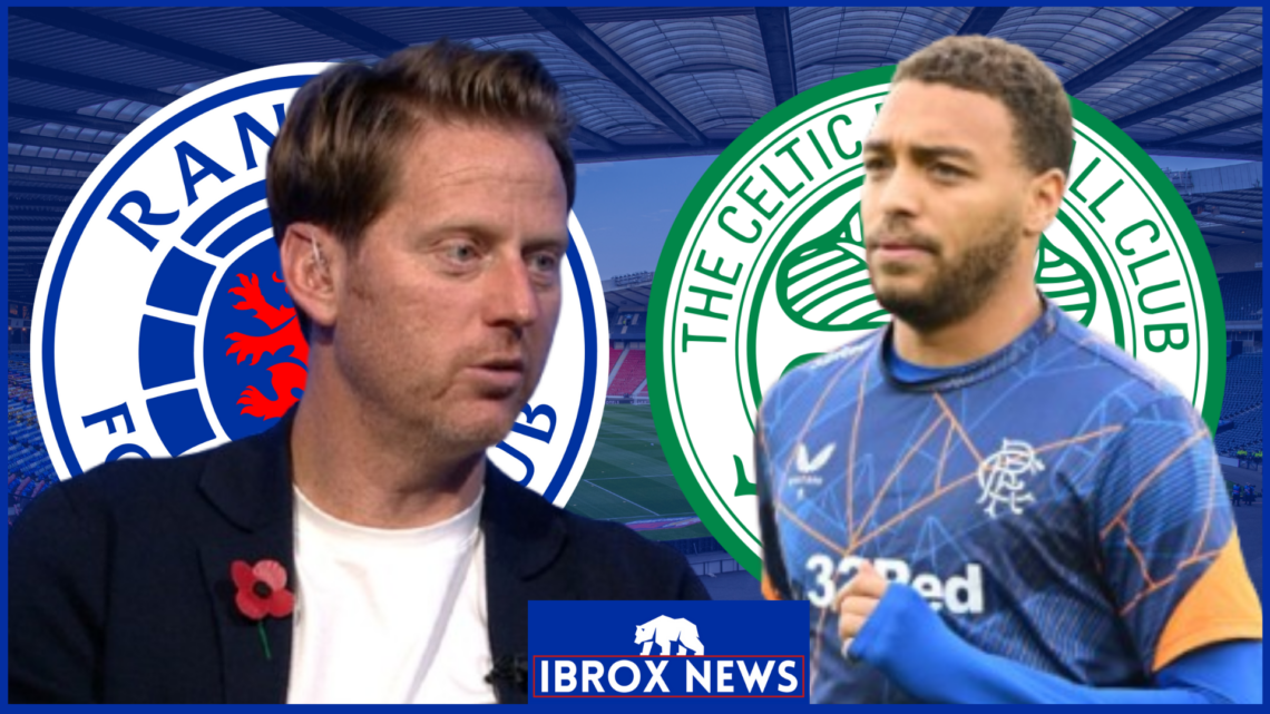 Michael Stewart, Cyriel Dessers, Rangers badge, Celtic badge