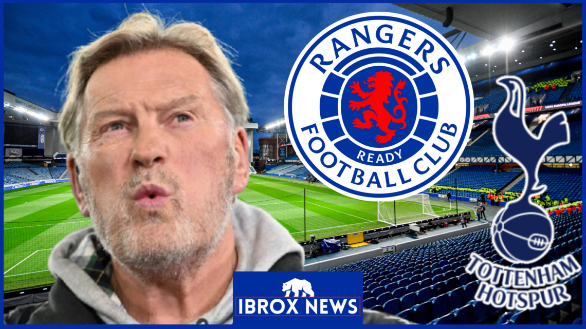 Glenn Hoddle, Rangers badge, Tottenham badge