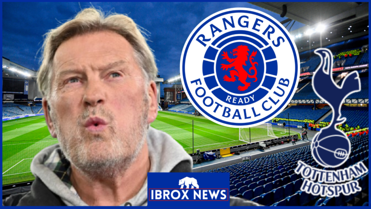 Glenn Hoddle, Rangers badge, Tottenham badge