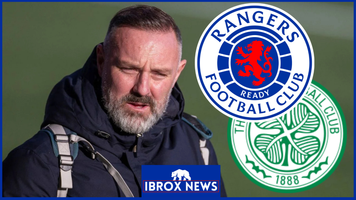 Kris Boyd, Rangers badge, Celtic badge