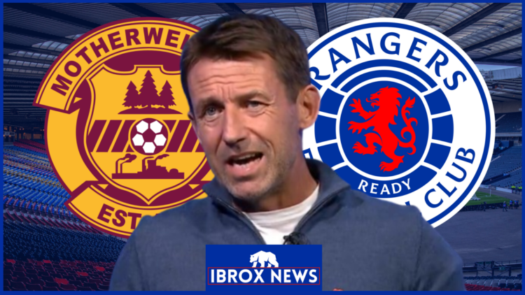 Neil McCann, Motherwell badge, Rangers badge