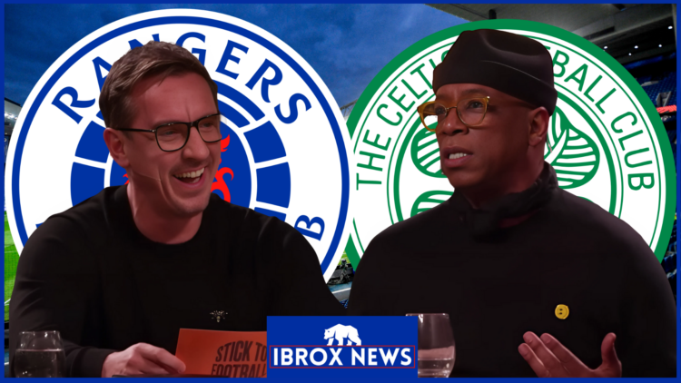 Rangers Celtic Gary Neville Ian Wright