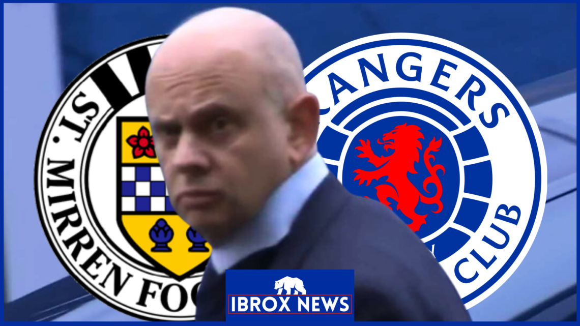 Rangers St Mirren Patrick Stewart