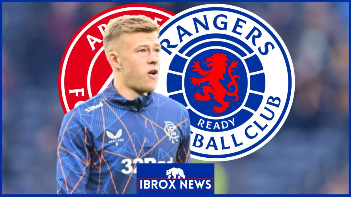 Rangers midfielder Connor Barron