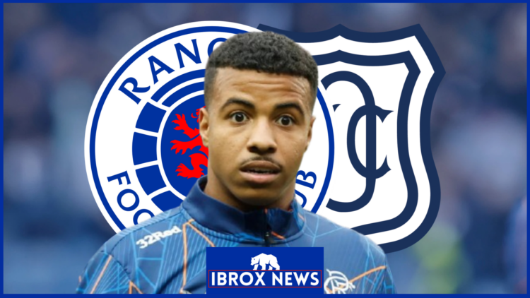 Rangers striker Hamza Igamane Dundee