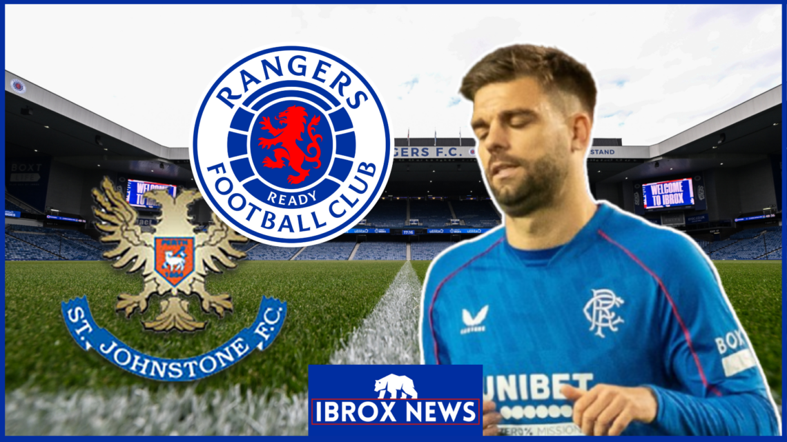 Robin Propper, Rangers badge, St Johnstone badge