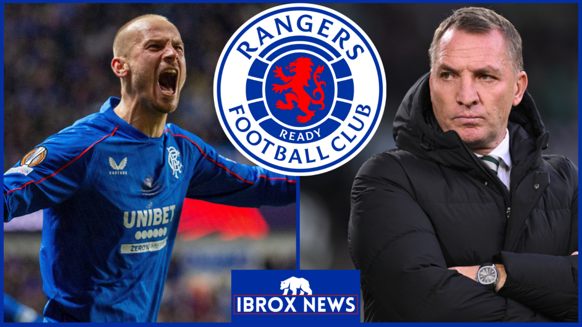 Vaclav Cerny, Brendan Rodgers, Rangers badge