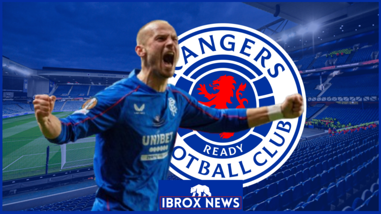 Vaclav Cerny, Rangers badge, Ibrox