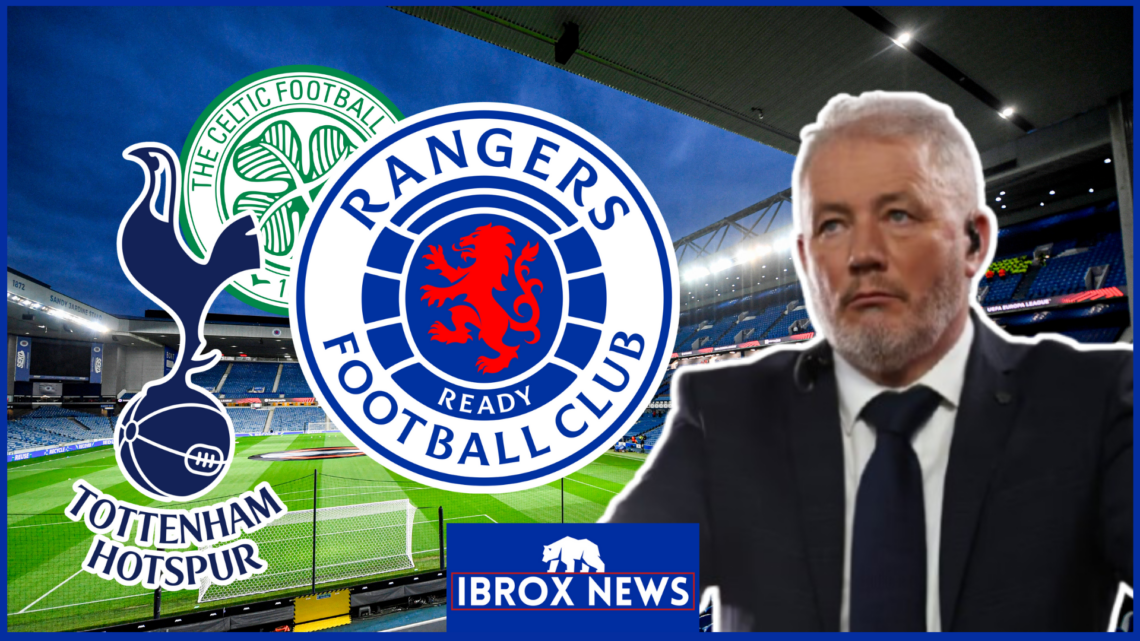 Ally McCoist Rangers Celtic Tottenham badges