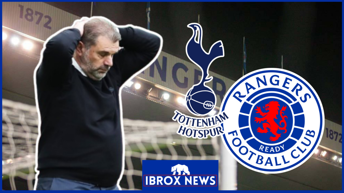 Ange Postecoglou Rangers Tottenham badges