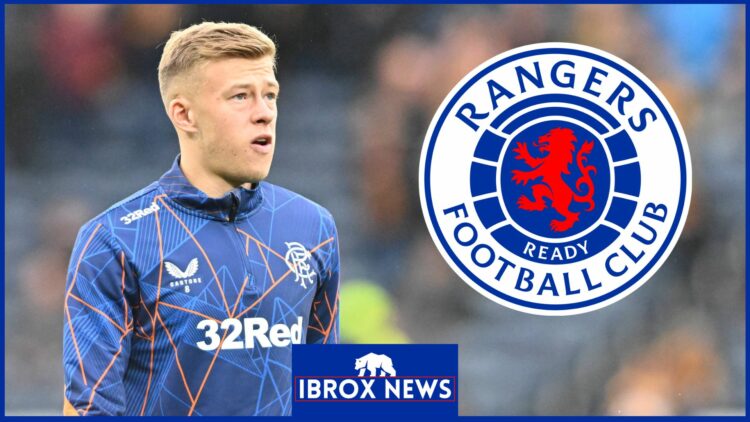 Connor Barron, Rangers badge