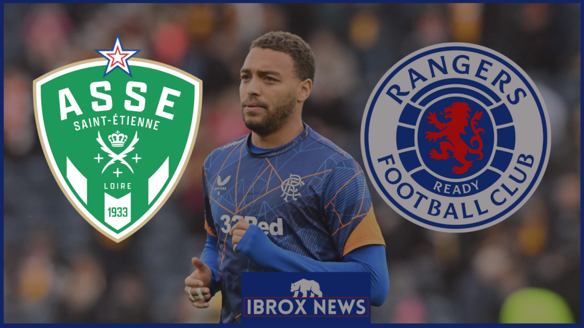 Cyriel Dessers Rangers St.Etienne badges