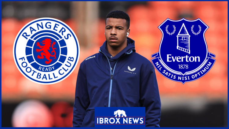 Hamza Igamane Rangers Everton badges