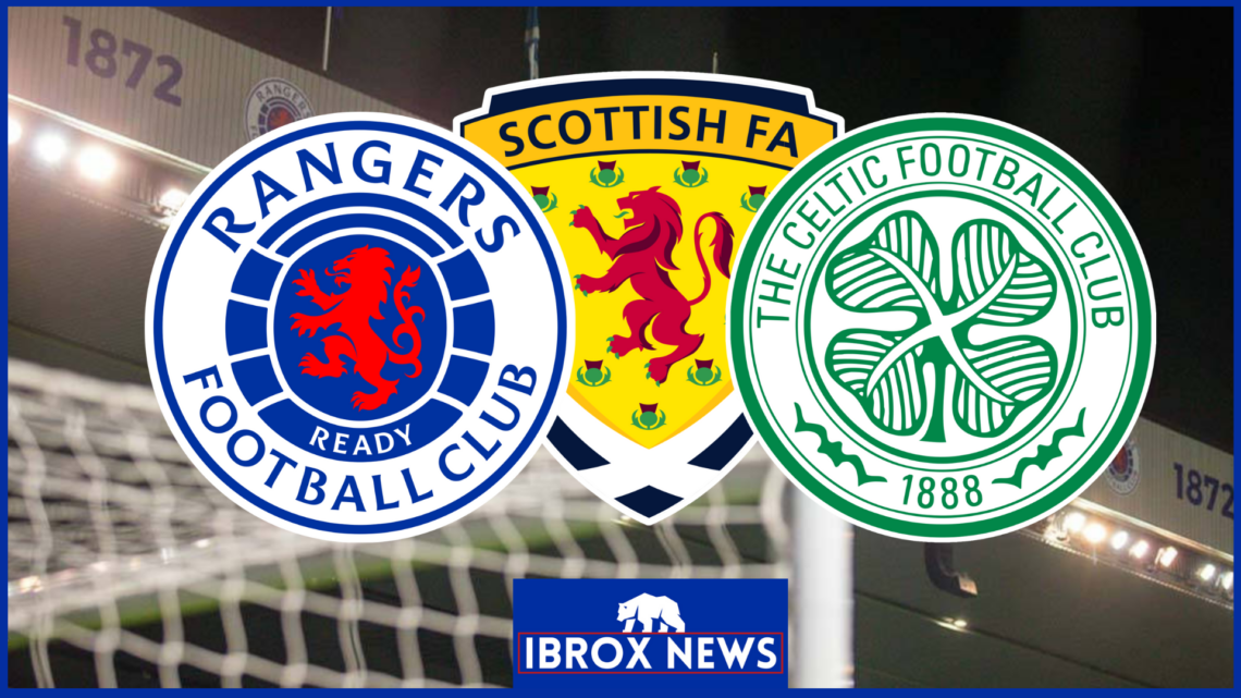 Rangers Celtic SFA badges