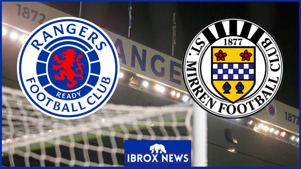 Rangers St. Mirren badges