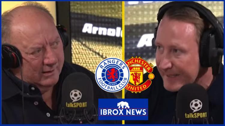 Picture of Alan Brazil and Ray Parlour.