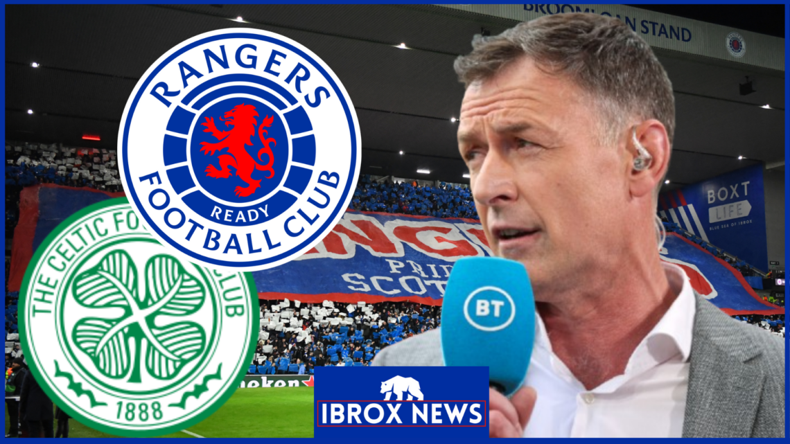 Chris Sutton, Rangers badge, Celtic badge