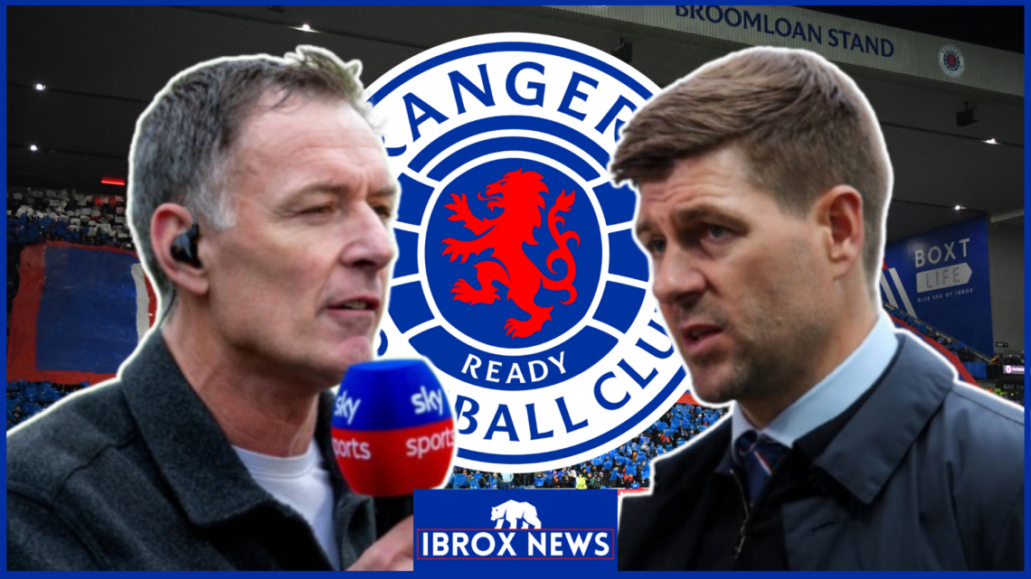 Chris Sutton, Steven Gerrard, Rangers badge