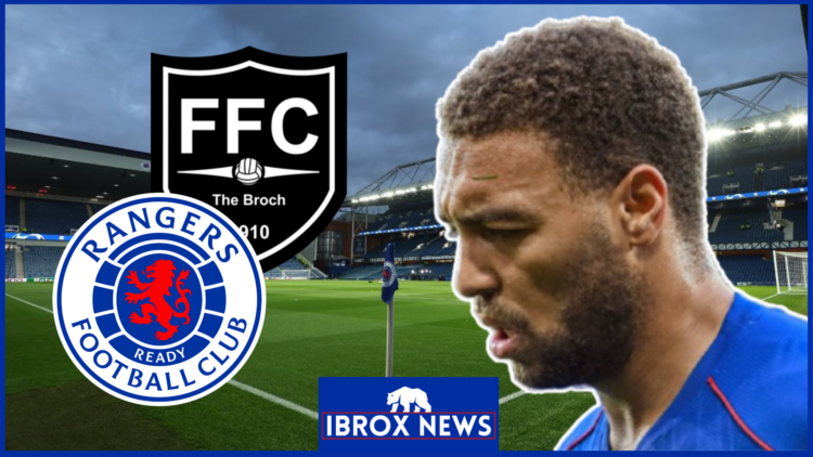 Cyriel Dessers, Rangers badge, fraserburgh badge