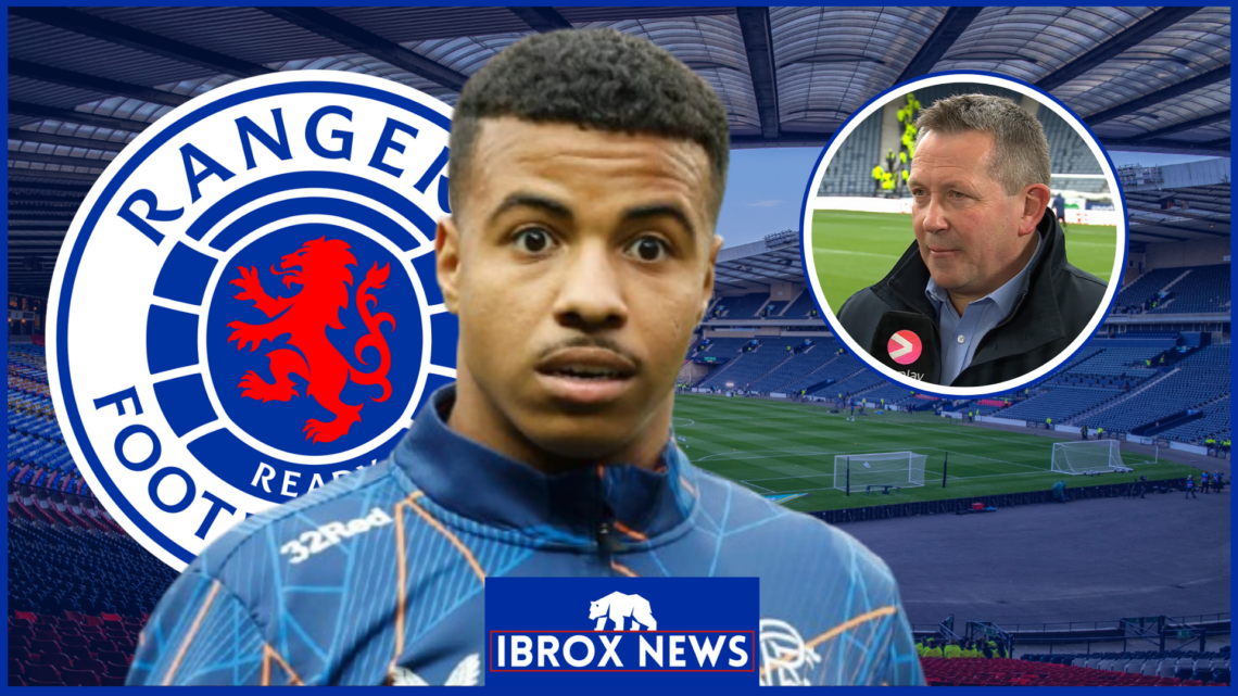 Hamza Igamane, Billy Dodds, Rangers badge