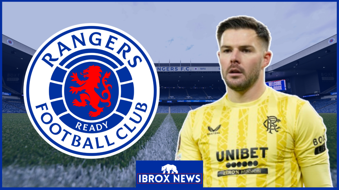 Jack Butland, Rangers badge