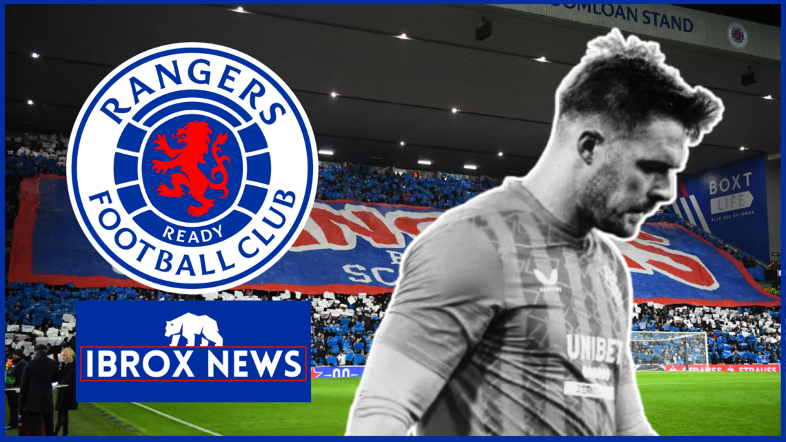 Jack Butland, Rangers badge