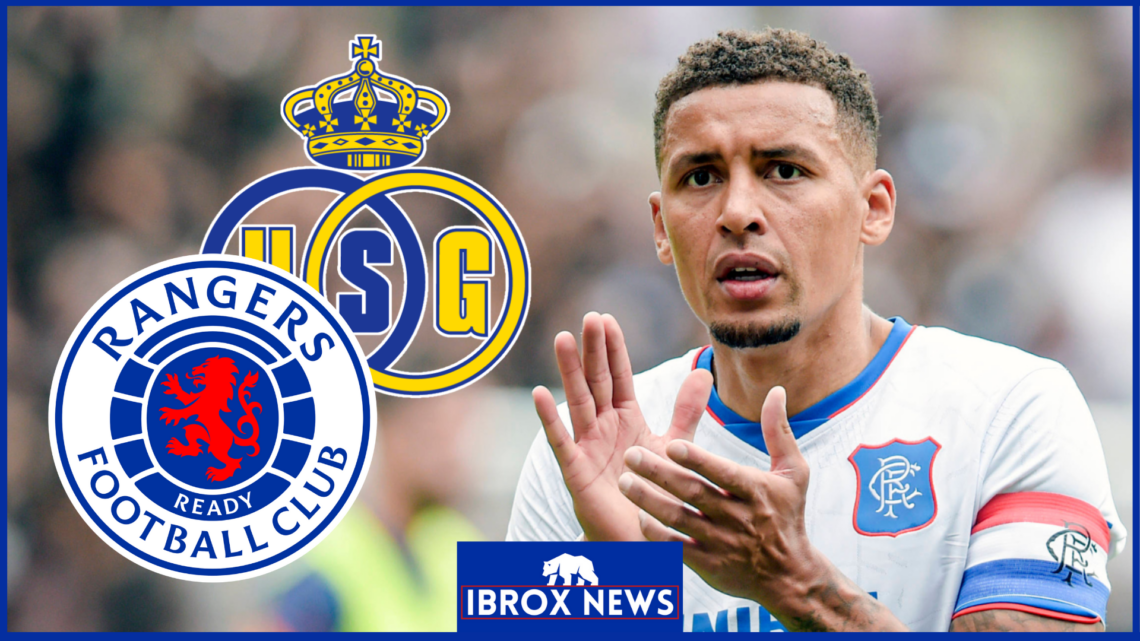 James Tavernier, Rangers badge, Union SG badge