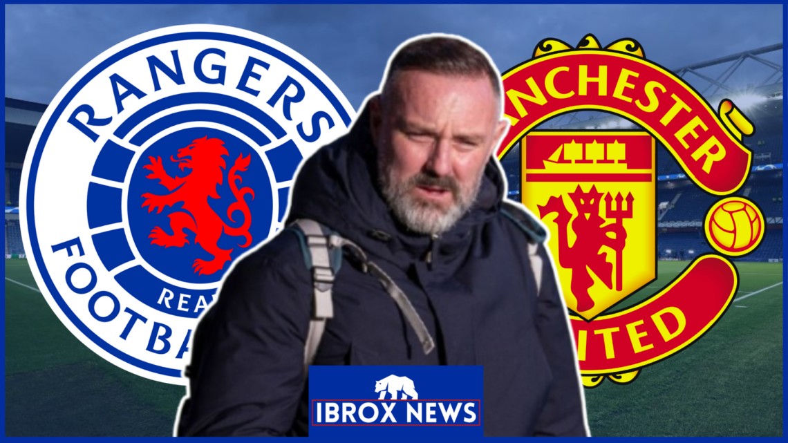 Kris Boyd, Rangers badge, Manchester United badge