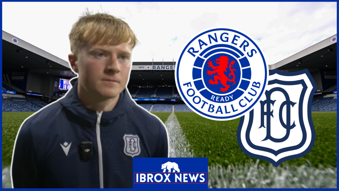 Lyall Cameron, Rangers badge, Dundee badge