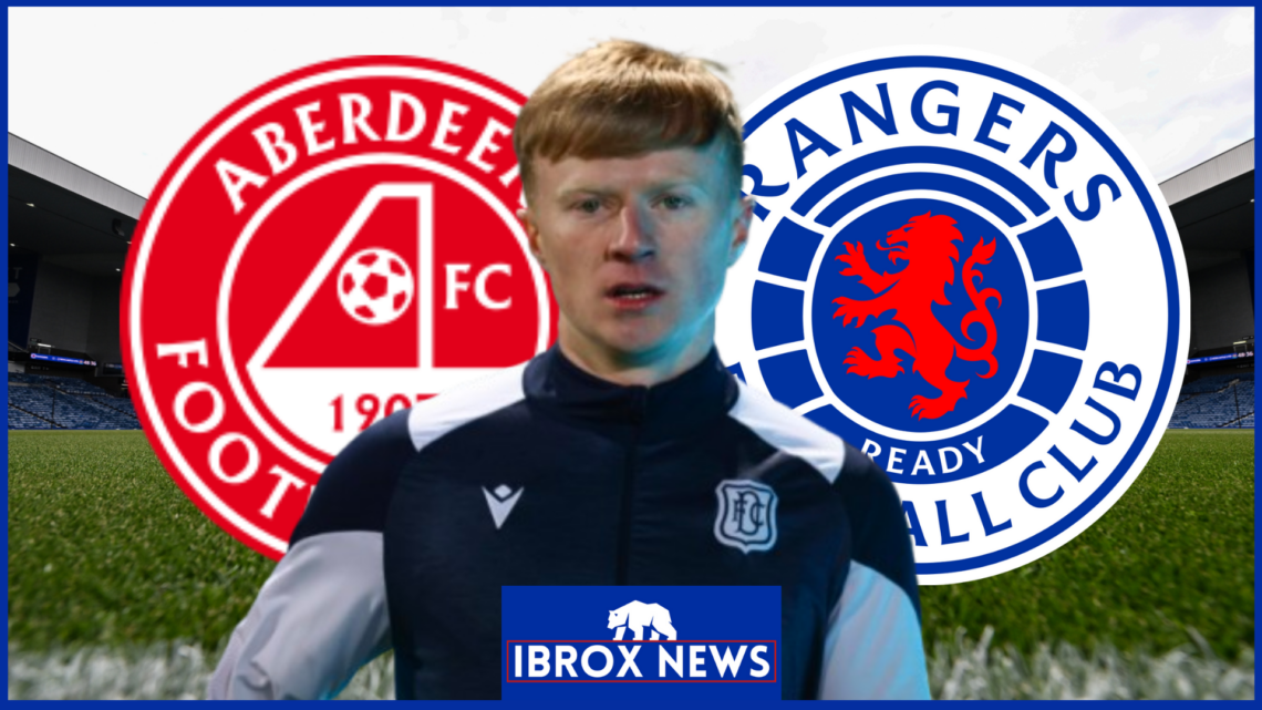 Lyall Cameron, Rangers badge, Aberdeen badge
