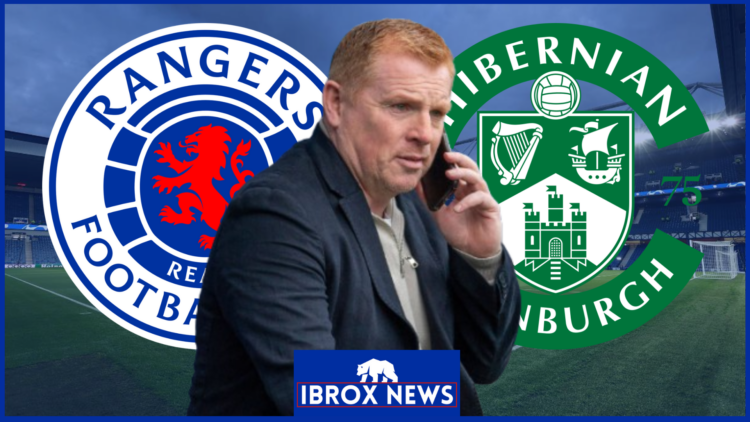 Neil Lennon, Rangers badge, Hibernian badge