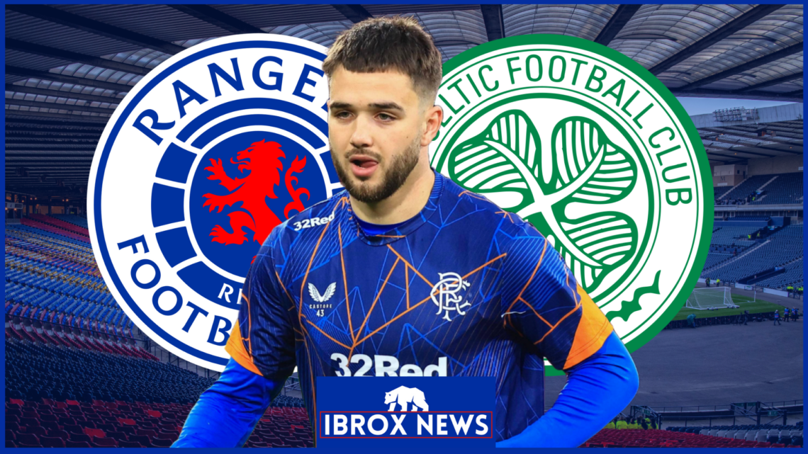 Nicolas Raskin, Rangers badge, Celtic badge