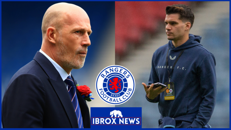 Philippe Clement, Ianis Hagi, Rangers badge