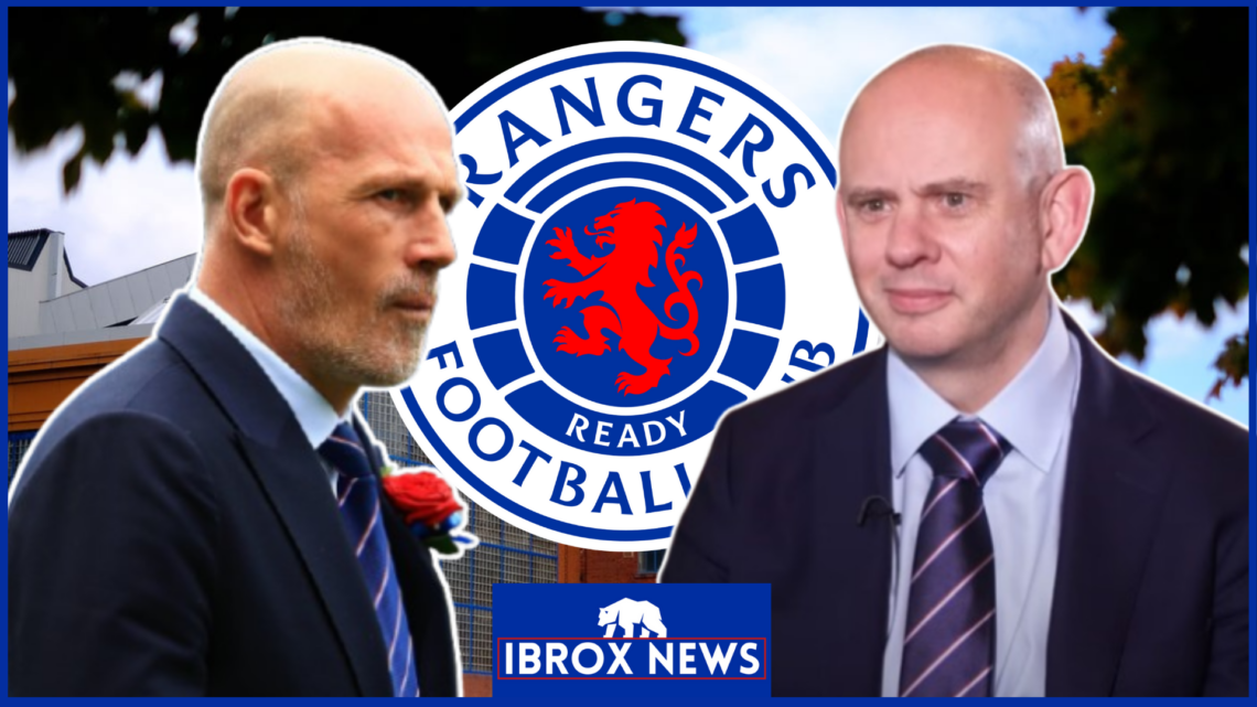Philippe Clement, Patrick Stewart, Rangers badge