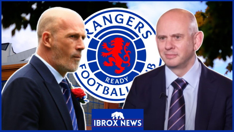 Philippe Clement, Patrick Stewart, Rangers badge