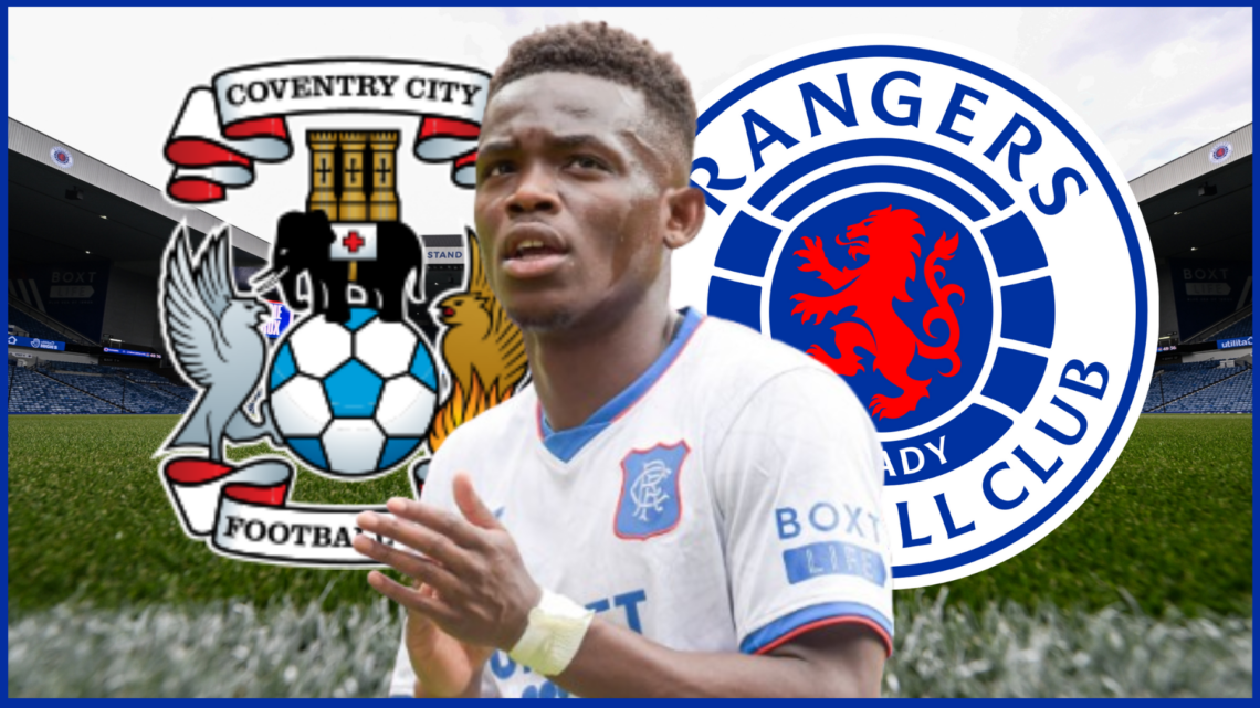 Rabbi Matondo, Rangers badge, Coventry badge
