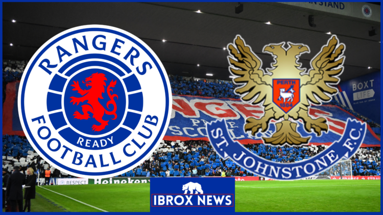 Rangers badge, St Johnstone badge