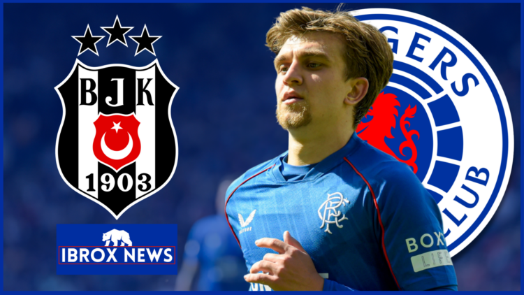 Rangers badge Besiktas Yilmaz