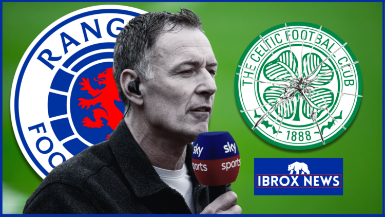 Rangers badge Celtic Chris Sutton