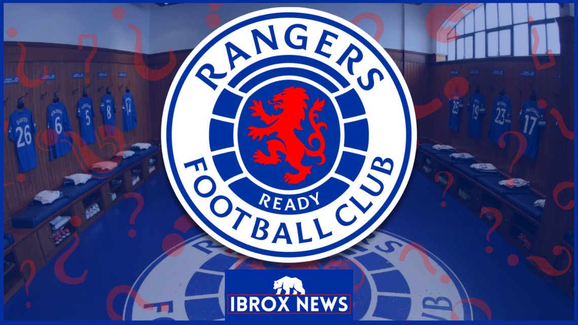 Rangers badge Ibrox dressing room