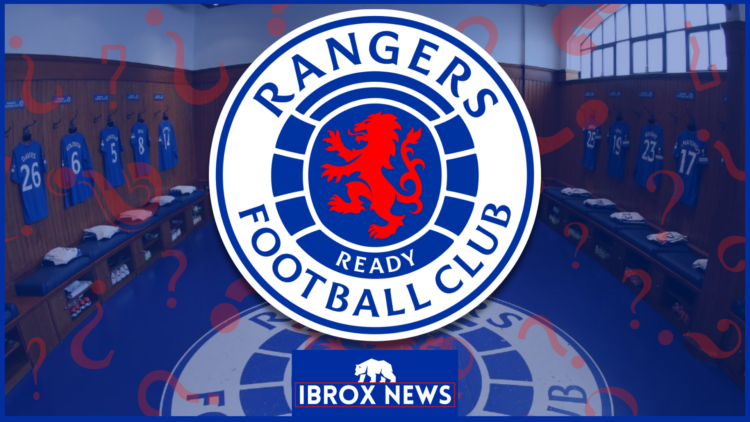 Rangers badge Ibrox dressing room