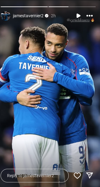 Rangers James Tavernier Cyriel Dessers