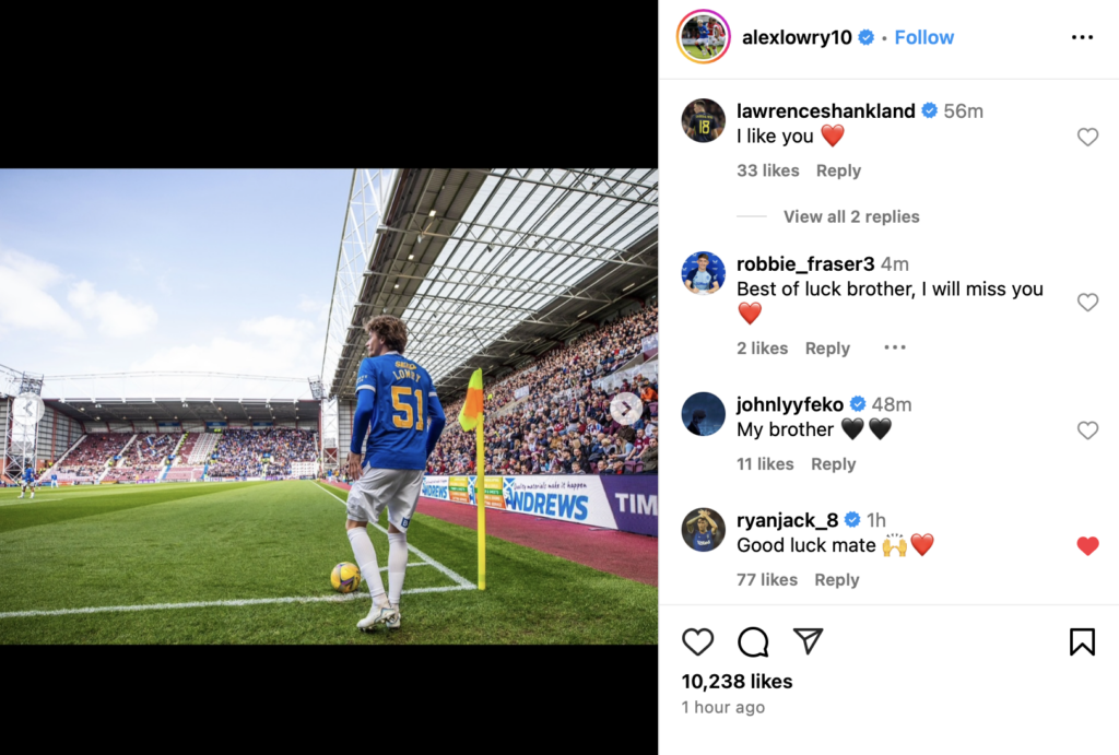 Alex Lowry Instagram.