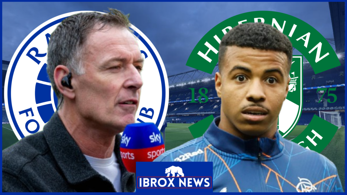 Chris Sutton, Hamza Igamane, Rangers badge, Hibernian badge