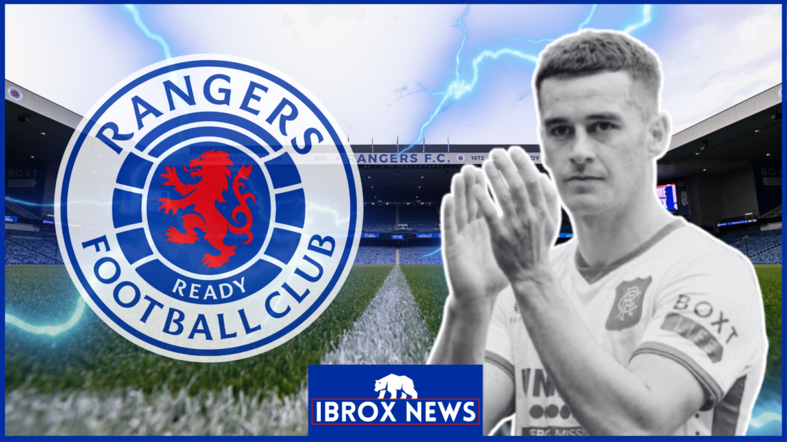 Tom Lawrence, Rangers badge