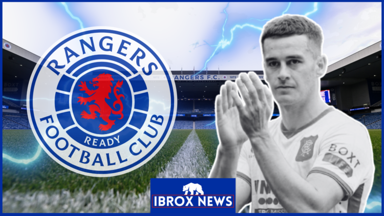 Tom Lawrence, Rangers badge