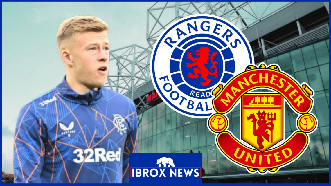 Connor Barron Rangers Manchester United badges